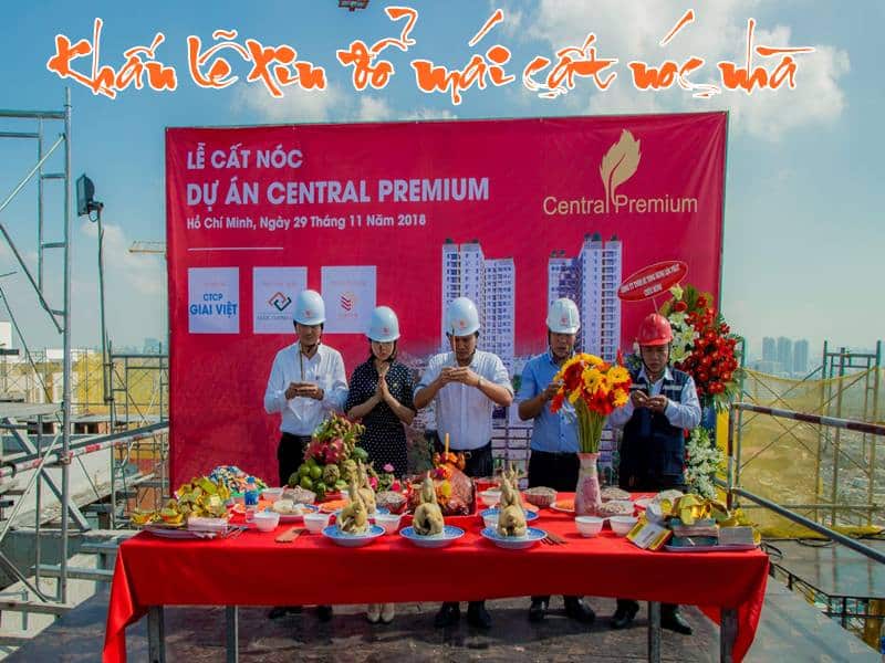 Bài văn khấn cúng cất nóc nhà